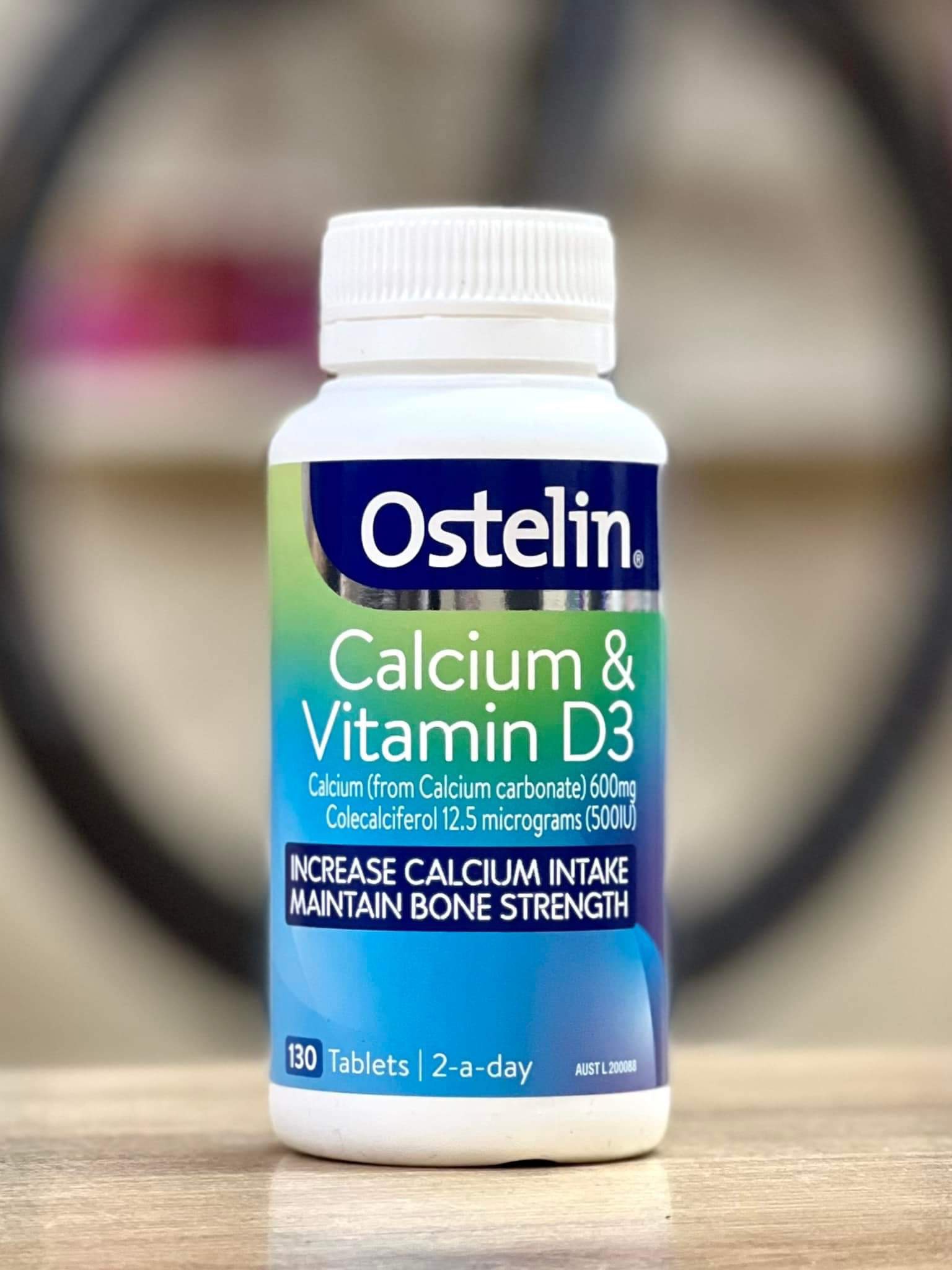 Viên uống bổ sung Vitamin D và Calcium Ostelin 180 viên của Úc